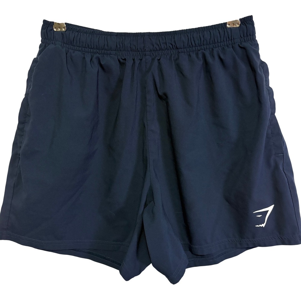 Gymshark Arrival Shorts 5" Mens Small Navy Blue Athletic Workout A2A1M
